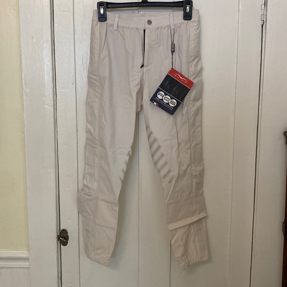 Animo rain pants. White. Size IT 44. US 28/30